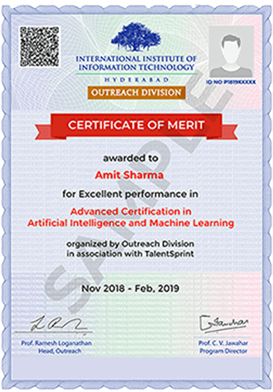 AI/ML Program from India's #1 ML Lab at 